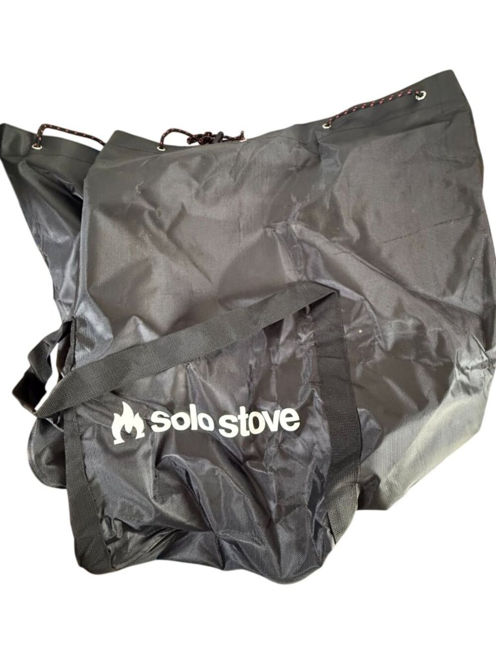 Solo Stove Black Nylon Carry Bag Drawstring & Handles Lightweight Sticker